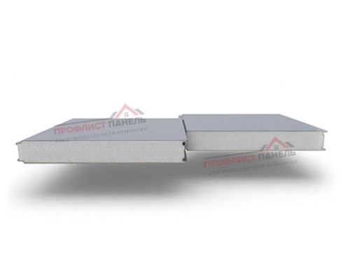 Гладкие сэндвич-панели из пенополистирола, ширина 1000 мм, толщина 20 мм, 0.5/0.5, RAL9006