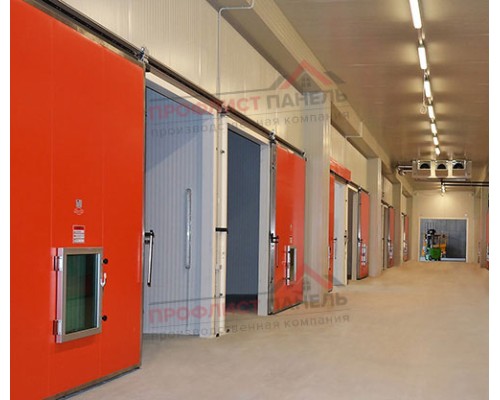 Сэндвич-панель для холодильных камер из пенополиуретана, ширина 1000 мм, толщина 60 мм, 0.5/0.5, RAL1015