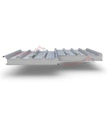 Кровельные алюминиевые сэндвич-панели из пенополистирола, ширина 1200 мм, толщина 10 мм, 0.5/0.5