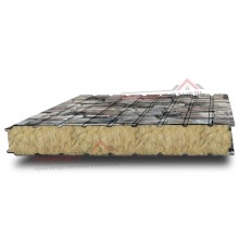 Цена на сэндвич панели с шириной 1650мм, под камень