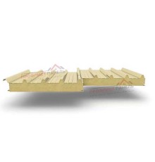 Кровельные сэндвич панели из пенополиуретана, ширина 1200 мм, толщина 150 мм, 0.5/0.5, RAL1014