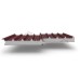 Кровельные сэндвич-панели из пенополистирола, ширина 1200 мм, толщина 20 мм, 0.5/0.5, RAL3009