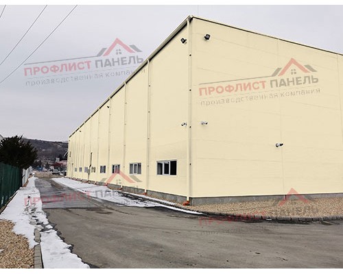 Стеновые сэндвич-панели комбинированные (мин. вата и ППС), ширина 1200 мм, толщина 40 мм, 0.5/0.5, RAL1015