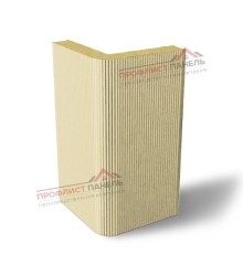 Вертикальная угловая сэндвич-панель из пенополиуретана, ширина 1000 мм, толщина 40 мм, 0.5/0.5, RAL1014