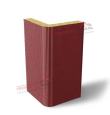 Вертикальная угловая сэндвич-панель из пенополиуретана, ширина 1000 мм, толщина 40 мм, 0.5/0.5, RAL3011