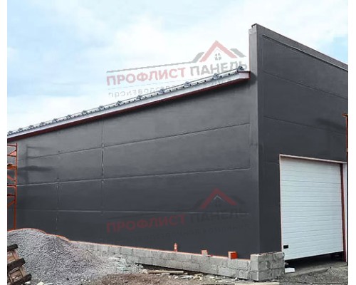 Сэндвич-панели без замков из пенополиизоцианурата, ширина 1200 мм, толщина 60 мм, 0.5/0.5, RAL7024