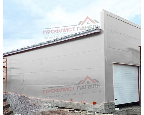 Сэндвич-панели без замков из пенополиизоцианурата, ширина 1200 мм, толщина 30 мм, 0.5/0.5, RAL7047