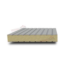 Сэндвич-панели без замков из пенополиизоцианурата, ширина 1000 мм, толщина 60 мм, 0.5/0.5, RAL7004