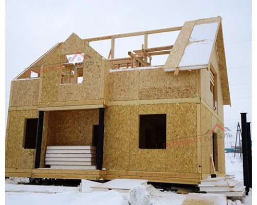 SIP-панель ОСП Мин.плита 2500x1250x124 мм, цена за панель