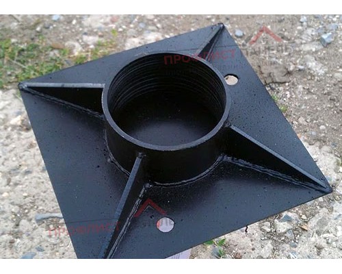 Свая винтовая / оголовок 200x147x5,0 мм / ЭП