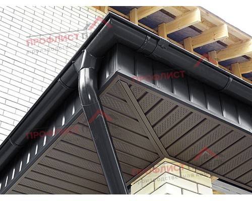 Труба соединительная D100х1000-0.5 Пластизол двухсторонний RAL7024