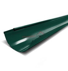 Желоб водосточный D125х3000-0.5 Пластизол двухсторонний RAL6005