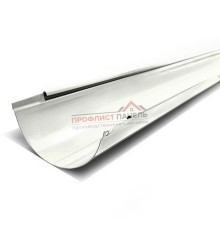 Желоб водосточный D125х3000-0.5 GS Высокопрочный полиэстер двусторонний RAL9010