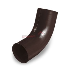 Колено трубы D100-0.6 Пластизол двухсторонний RAL8017