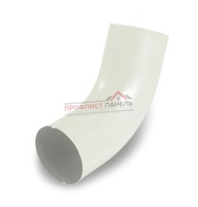 Колено трубы D100-0.6 Пластизол двухсторонний RAL9010