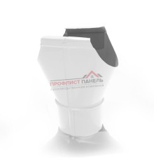 Воронка выпускная D185х150-0.5 Полиэстер RAL9003