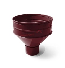 Воронка водосборная D100/300-0.5 Пластизол двухсторонний RAL3005