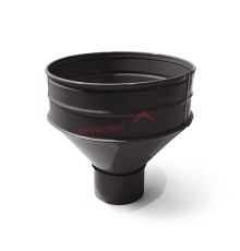 Воронка водосборная D100/300-0.5 Пластизол двухсторонний RR32