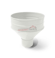 Воронка водосборная D100/300-0.5 Пластизол двухсторонний RAL9010