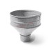 Воронка водосборная D350х150-0.5 Оцинкованный Без цвета