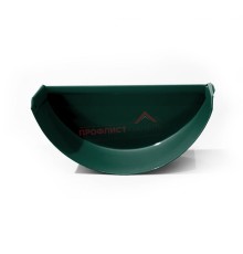 Заглушка желоба D150-0.6 Пластизол двухсторонний RAL6005