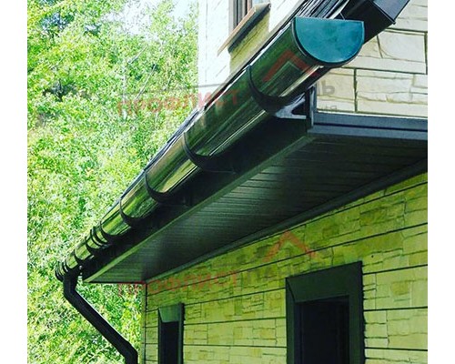 Желоб английский ПВХ 3м зелёный RAL 6005