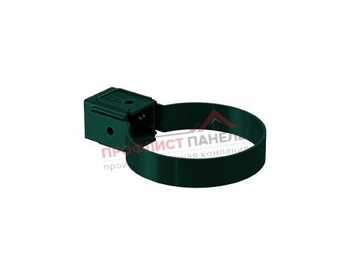 Хомут трубы Kliker ПВХ Premium зелёный инд.упак. RAL 6005