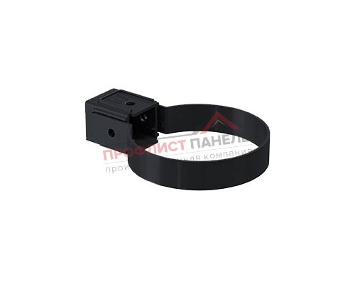 Хомут трубы Kliker ПВХ Premium графит инд.упак. RAL 7024