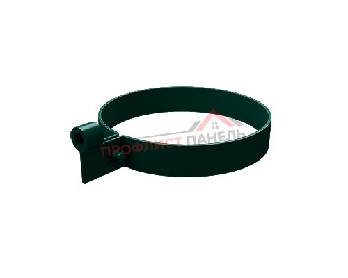 Хомут трубы ПВХ зелёный RAL 6005