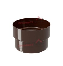 Муфта трубы соединительная ПВХ коричневая RR 32