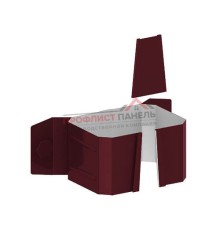 Держатель трубы 76х102-0,5 (на дерево) Полиэстер RAL3005