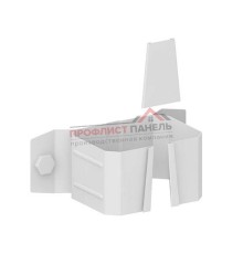Держатель трубы 76х102-0,5 (на дерево) Полиэстер RAL9003