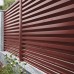 Декоративная накладка на столб жалюзи Milan,Tokyo 0,5 Satin с пленкой RAL 3009 оксидно-красный