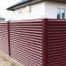 Декоративная накладка на столб угловая жалюзи Milan,Tokyo 0,5 Satin с пленкой RAL 3005 красное вино