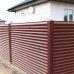 Декоративная накладка на столб угловая жалюзи Milan,Tokyo 0,5 Satin с пленкой RAL 3009 оксидно-красный