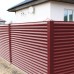 Декоративная накладка на столб угловая жалюзи Milan,Tokyo 0,5 Satin с пленкой RAL 3011 коричнево-красный