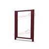 Калитка Жалюзи 1,68х1 RAL 3005 без заполнения Калитка Жалюзи 1,68х1 RAL 3005 без заполнения