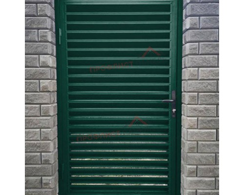 Калитка Жалюзи 1,68х1 RAL 6005 без заполнения