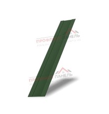 Крепежная планка жалюзи Milan,Tokyo 0,5 GreenCoat Pural BT, matt RAL 6020 хромовая зелень