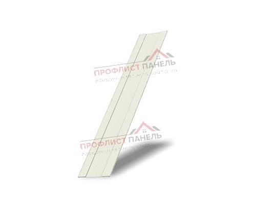 Крепежная планка жалюзи Milan,Tokyo 0,8 PE с пленкой RAL 9003 сигнальный белый
