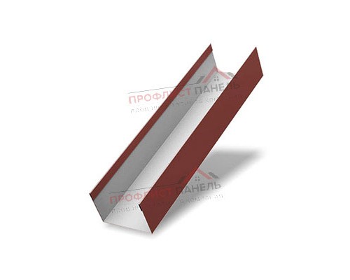 Крышка 65х40 жалюзи Milan,Tokyo 0,5 Satin с пленкой RAL 3009 оксидно-красный