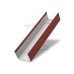 Крышка 65х40 жалюзи Milan,Tokyo 0,5 Satin с пленкой RAL 3009 оксидно-красный
