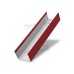 Крышка 65х40 жалюзи Milan,Tokyo 0,5 Satin с пленкой RAL 3011 коричнево-красный