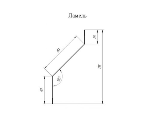 Ламель жалюзи Milan 0,45 Drap RAL 6005 зеленый мох
