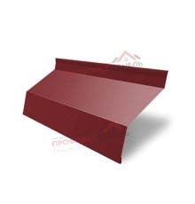 Ламель жалюзи Milan new 0,45 PE с пленкой RAL 3011 коричнево-красный