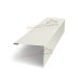 Нащельник (для калиток и ворот) 25х35 жалюзи Milan, Tokyo, Palermo 0,5 Satin с пленкой RAL 9003 сигнальный белый (L1,68)