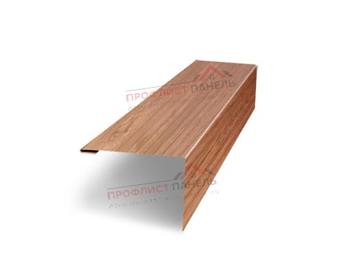 Нащельник (для калиток и ворот) 25х35 жалюзи Milan, Tokyo, Palermo 0,45 Print Elite Honey wood (L1,68) Нащельник (для калиток и ворот) 25х35 жалюзи Milan, Tokyo, Palermo 0,45 Print Elite Honey wood (L1,68)