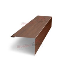 Нащельник (для калиток и ворот) 25х35 жалюзи Milan, Tokyo, Palermo 0,45 Print Elite Rowan (L1,68)