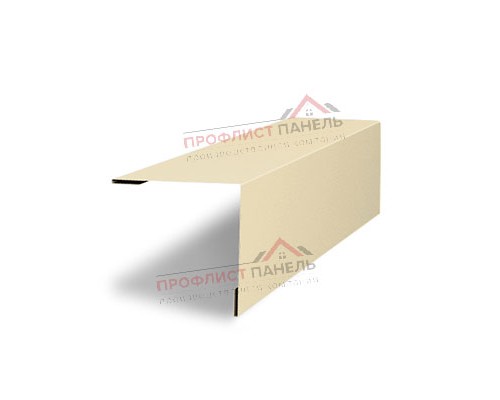 Планка завершающая 50х50 жалюзи Milan 0.5 Satin с пленкой RAL 1015 светлая слоновая кость Планка завершающая 50х50 жалюзи Milan 0.5 Satin с пленкой RAL 1015 светлая слоновая кость