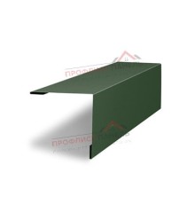 Планка завершающая 50х50 жалюзи Milan 0.5 GreenCoat Pural BT. matt RR 11 темно-зеленый (RAL 6020 хромовая зелень)